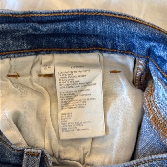 L'AGENCE Women's Blue Jeans - Picture 4 of 5
